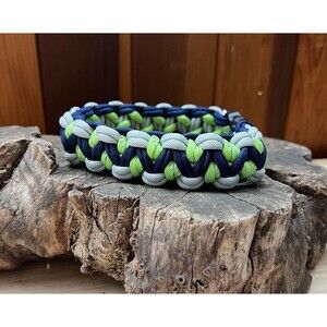 Fits 12.5 in. Neck Size, Quick Release Paracord Dog Collar HANDMADE NEW